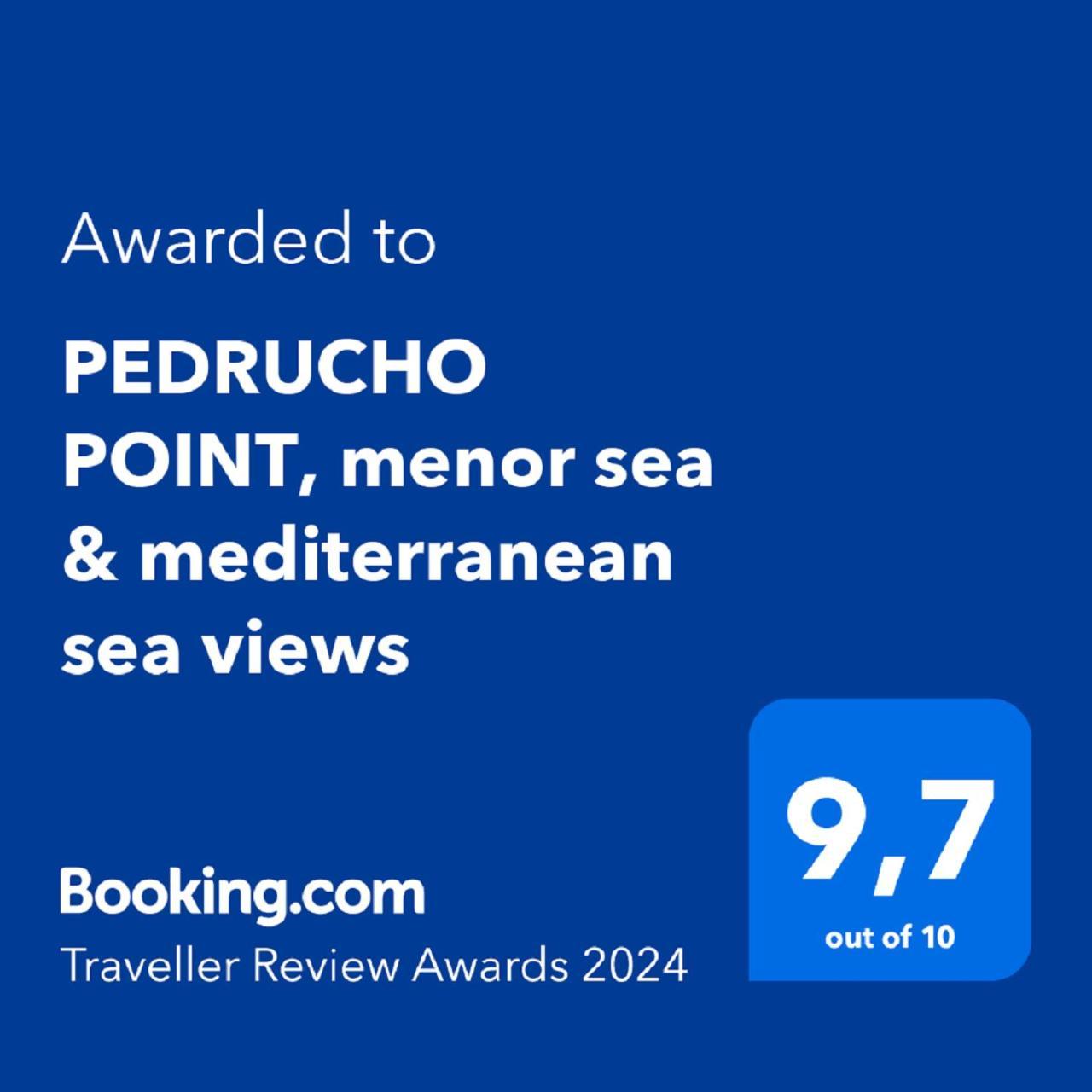 Pedrucho Point, Menor Sea & Mediterranean Sea Views La Manga del Mar Menor Exterior photo
